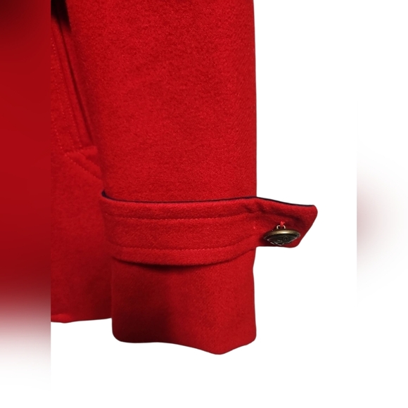 Red Nautica Double Breasted Pea Coat. - Picture 5 of 6